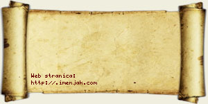 Jovana Ravilić vizit kartica